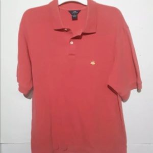 Red Brooks Brothers 346 cotton Polo Shirt  Large